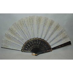 kipas gliter hitam