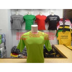 kaos polos hijau
