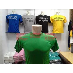 kaos polos hijau fuji