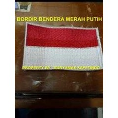 bordir bendera merah putih