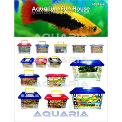 akuarium plastik fun house