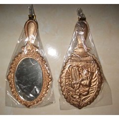 kaca mawar emas perak