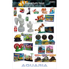 mainan hias akuarium • aquarium toys