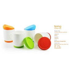 spring porcelain mug