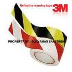 warning tape reflective ( yellow/ black) adhesive