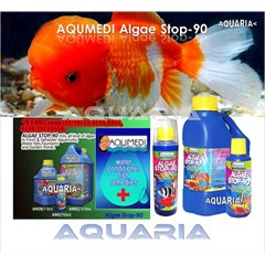 pembasmi lumut dan air hijau algae stop • aqumedi algae stop-90
