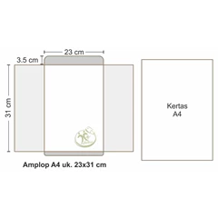 amplop a3 ( 31x43cmx3cm)