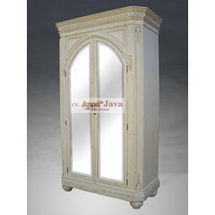 arwf-m lemari kaca french style furnture aura java jepara indonesia