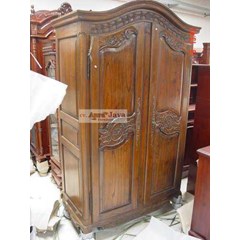 lemari jepara mahogany classic colonial furniture indonesia arl-d