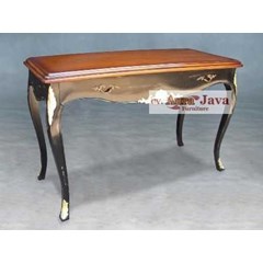 ajfm-021m mahogany natural color furniture meja console aura java furniture indonesia