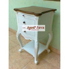 chest of 3drawer white duco bd-07 french aura java furniture indonesia