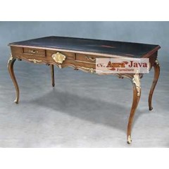 writing desk of office table meja konsul kantor french furniture dfr-m aura java furniture style