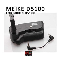 meike mk-d5100 battery grip for nikon dslr d5100 / d5200 + 1x battery 3rd party ~ surabaya