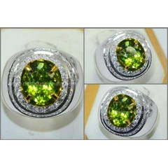 sparkling fresh green peridot crystal mulus - rpr 006