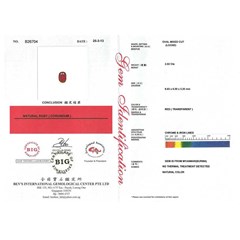 batu permata langka natural ruby burma no heat - rbc 118