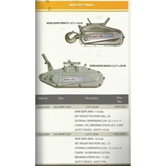 daesan wire rope winch