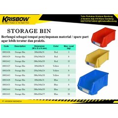 storage bin krisbow