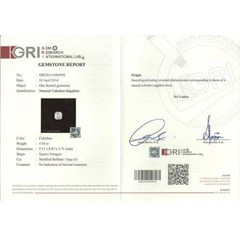 sparkling white diamond colour. white sapphire no heat - spc 178