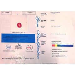 natural + antik padpharascha safir star no heat - pp 086