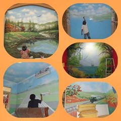 jasa mural lukis dinding