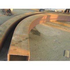 rectangular pipe bend, material carbon steel