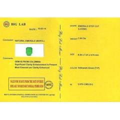 exclusive vivid green zamrud colombia - em 083