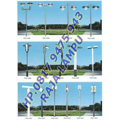 tiang lampu taman tyd seri 3502 - seri 3516