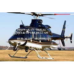 disewakan / rental / dijual helicopter bell 430 utk penumpang utk seluruh wil indonesia