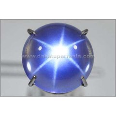 sparkling blue mistik quartz star - bmq 012