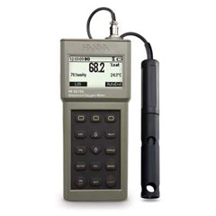hanna hi 98186 dissolved oxygen and bod meter