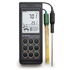 hanna hi 98160 portable ph/ orp meter with calibration check™