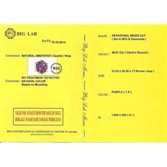 natural sparkling hot luster kecubung kalimantan - at 050