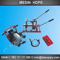 manual butt fusion machine 2 clamp shds 160/ 50, mesin las pipa hdpe