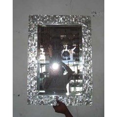 frame for mirror from mother of pearl / bingkai kaca atau cermin dari kerang mutiara