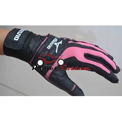 sarung tangan mizuno ladys kulit pink a