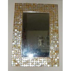 frame mirror mop shell / bingkai kaca atau cermin mutiara