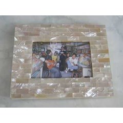 frame photo from mop shell / bingkai foto dari kerang mutiara