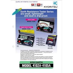 kyoritsu 4105a earth tester