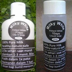 milky white instant soap rp 20.000