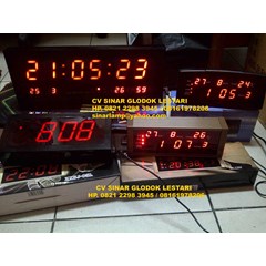 lampu led digital clock