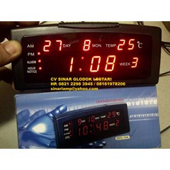 lampu led jam digital zx-13a