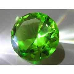 * b-3686 : replika diamond-permata, fresh green, cutting sempurna, untuk pajangan interior