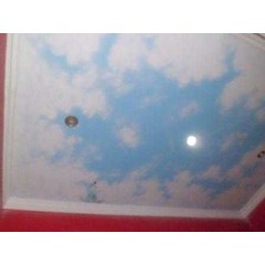 jasa lukis gambar awan diplafon