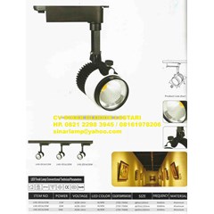 lampu sorot track light 15 watt led
