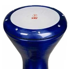 egyptian darbuka fired finish blue