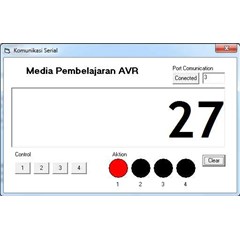 trainer mikrokontroler dengan visual basic 6.0