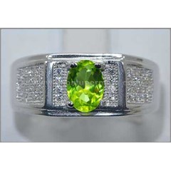 sparkling fresh green peridot crystal - rl 128