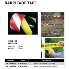 barricade tape & police line