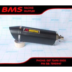 silencer akrapovic carbon style