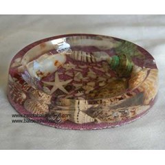 cb-shelldisc4/ asbak resin-kerang oval